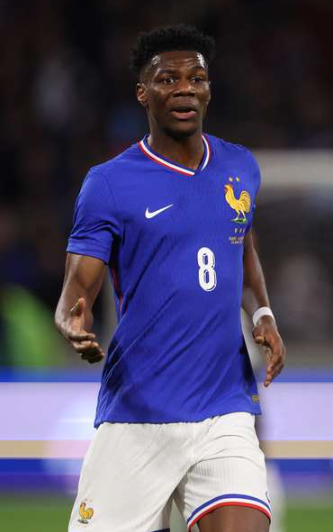 Aurélien Tchouaméni na seleção francesa